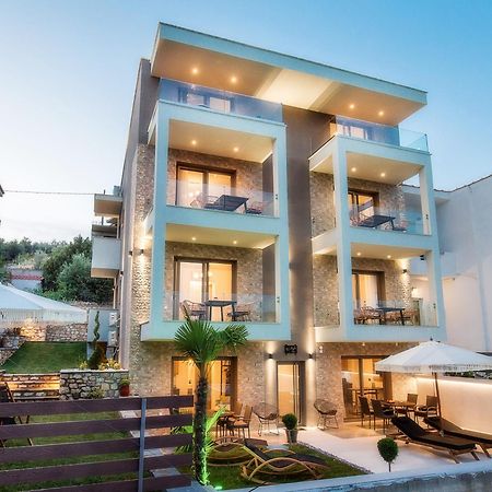 Aigli Skala Maries Deluxe Apartment สกาลา มาริออน ภายนอก รูปภาพ