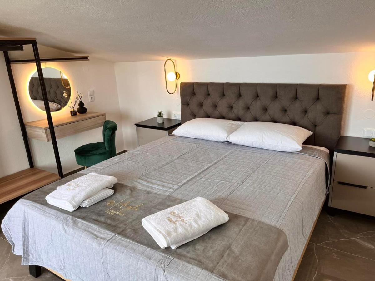 Aigli Skala Maries Deluxe Apartment สกาลา มาริออน ภายนอก รูปภาพ