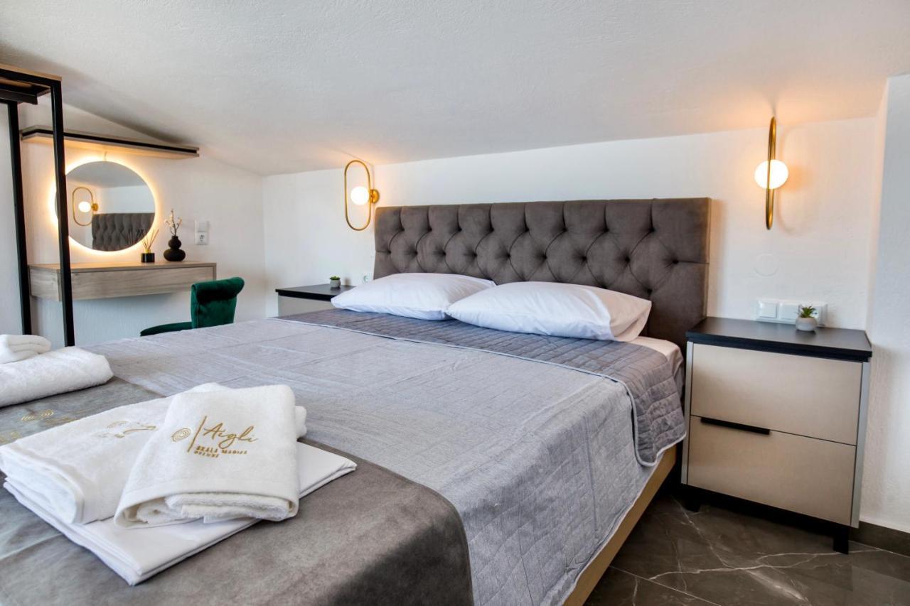 Aigli Skala Maries Deluxe Apartment สกาลา มาริออน ภายนอก รูปภาพ