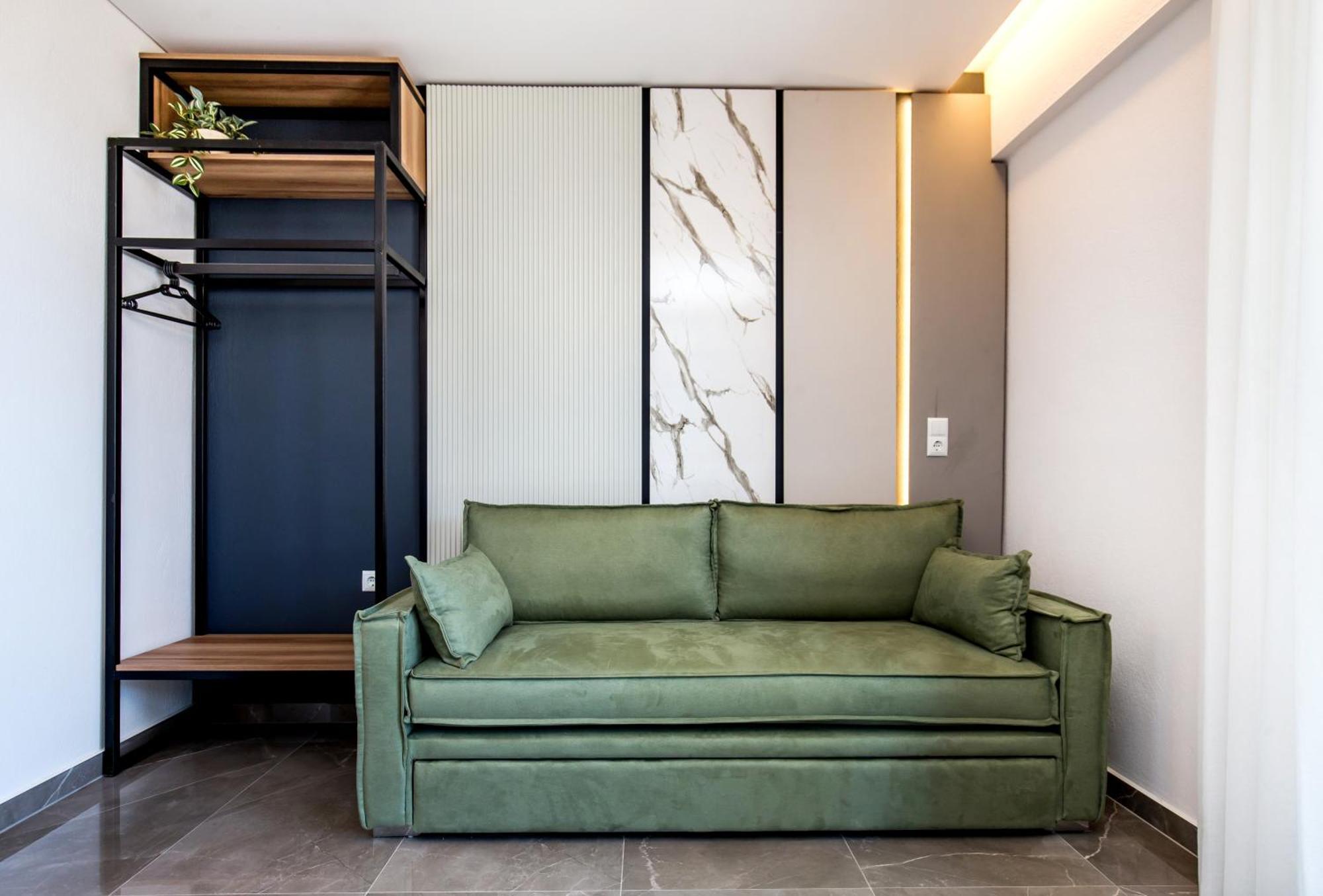 Aigli Skala Maries Deluxe Apartment สกาลา มาริออน ภายนอก รูปภาพ
