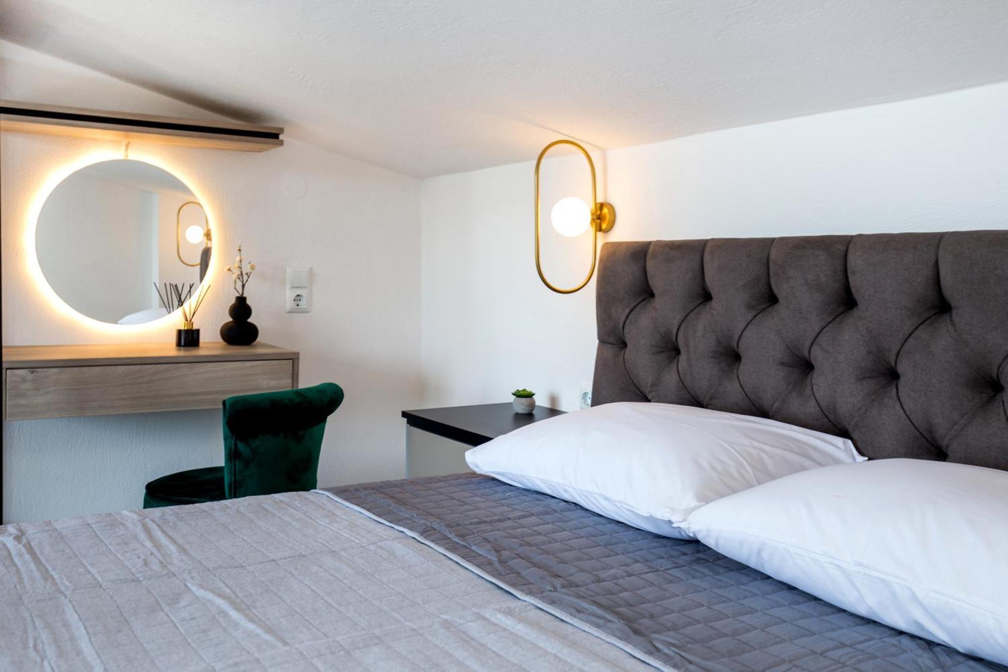 Aigli Skala Maries Deluxe Apartment สกาลา มาริออน ภายนอก รูปภาพ